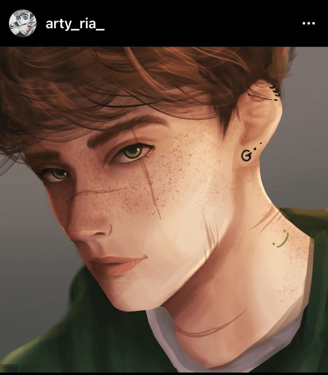 Fan art de Kai sur Reddit r/ShadowSlave (post original : 'Exactly how i imagined Kai to look like from all the glazing').