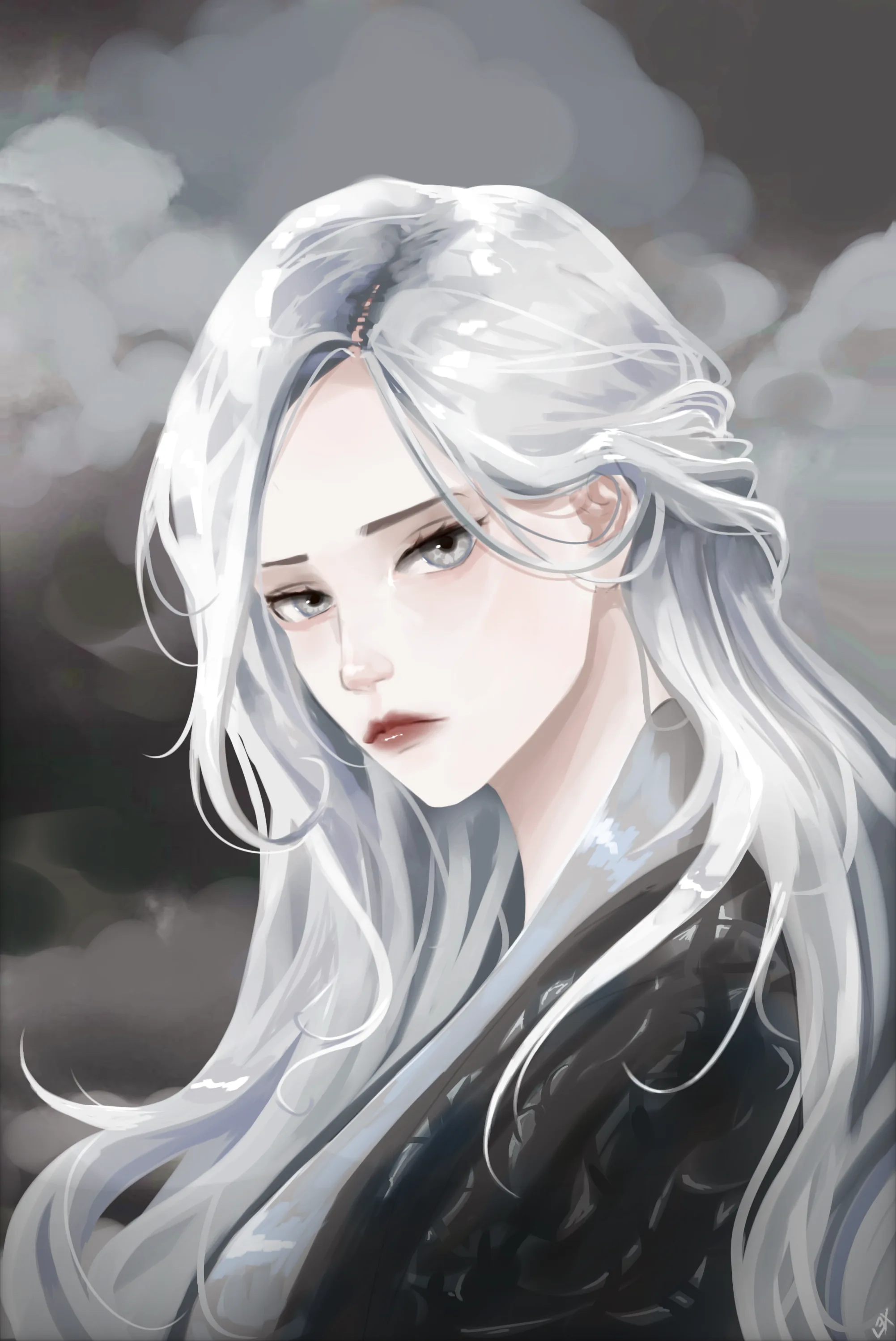 Fan art de Nephis sur Reddit r/ShadowSlave (post original : 'Nephis fanart by me ').