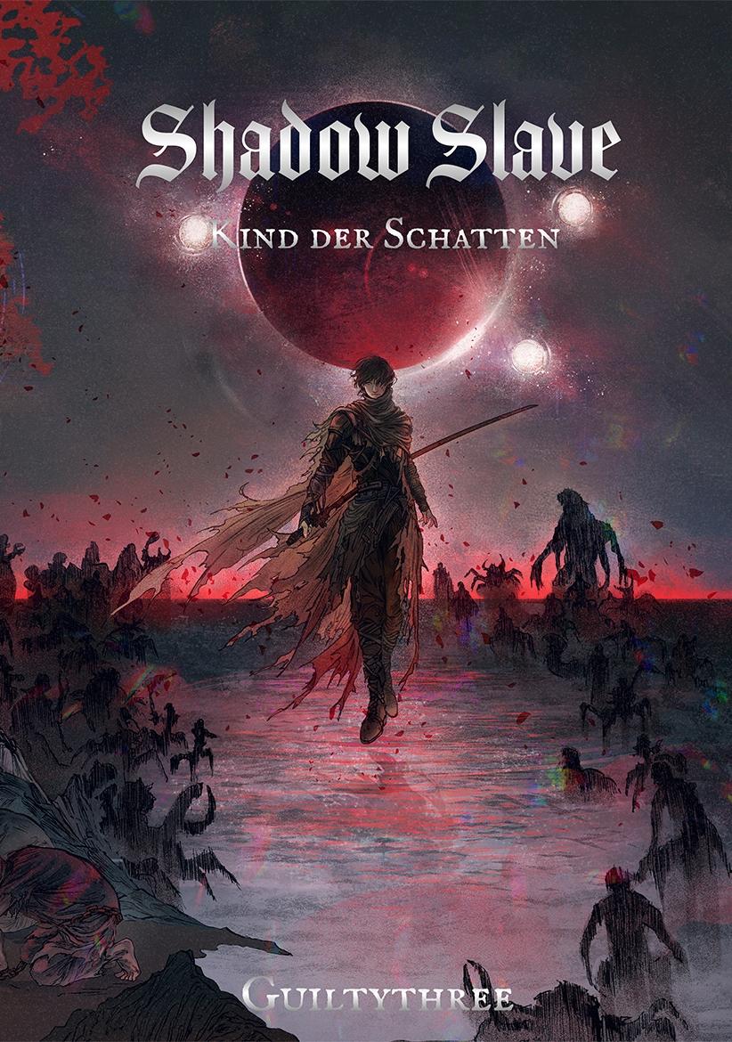 Illustration officielle Akouart pour la sortie hardcover allemande Vol 1 'Kind der Schatten' par Reichenbacher Verlag. Le hardcover contient 12 illustrations interieures par Akouart, embleme et marque-page personnage.